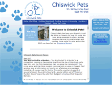 Tablet Screenshot of chiswickpets.co.uk